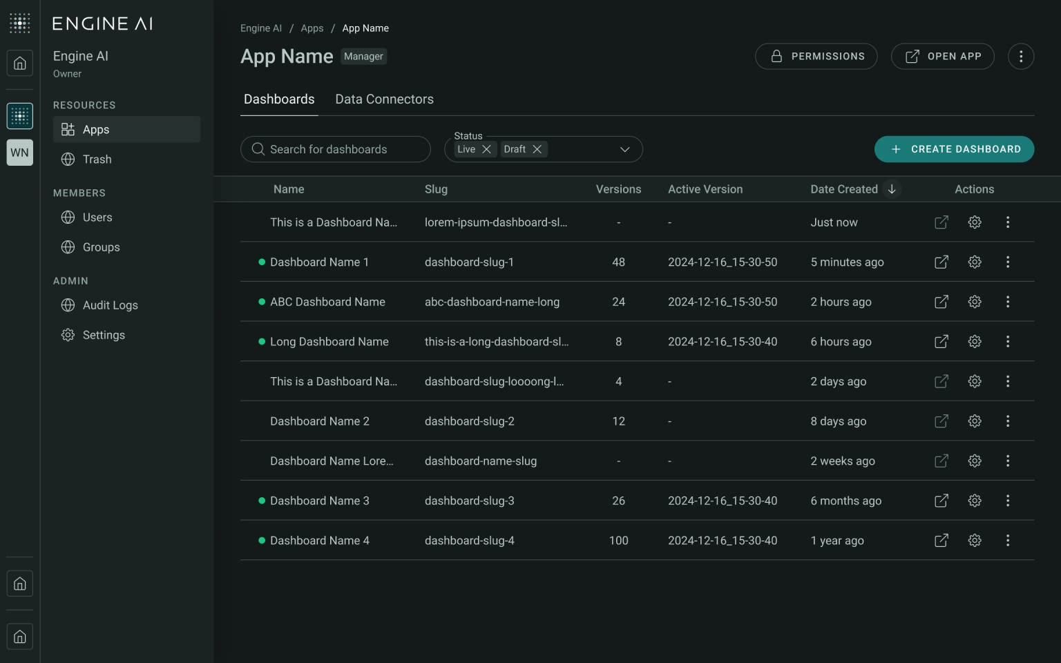 dashboard