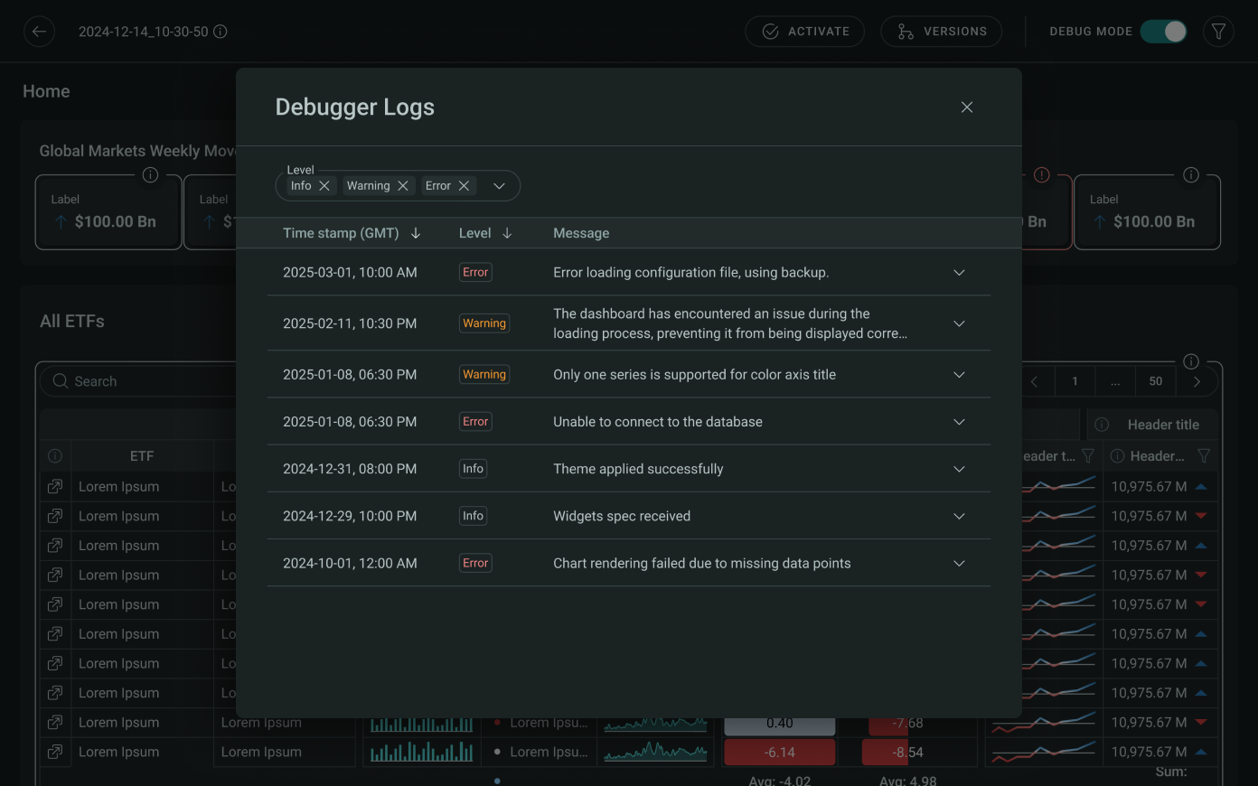 dashboard