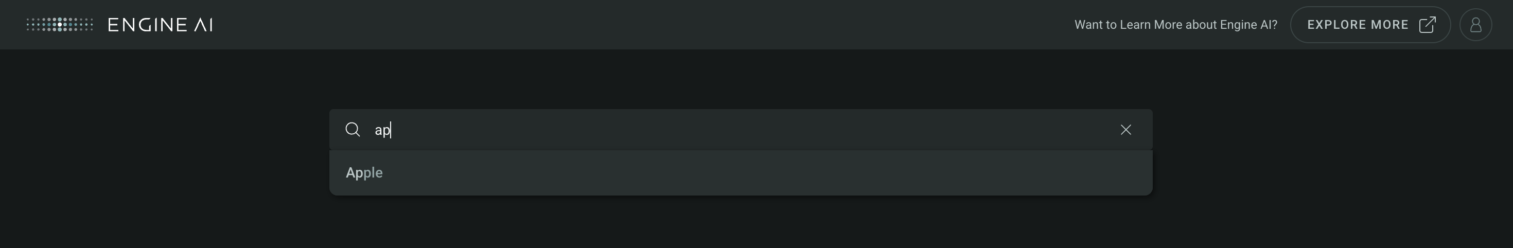 minimal search widget example