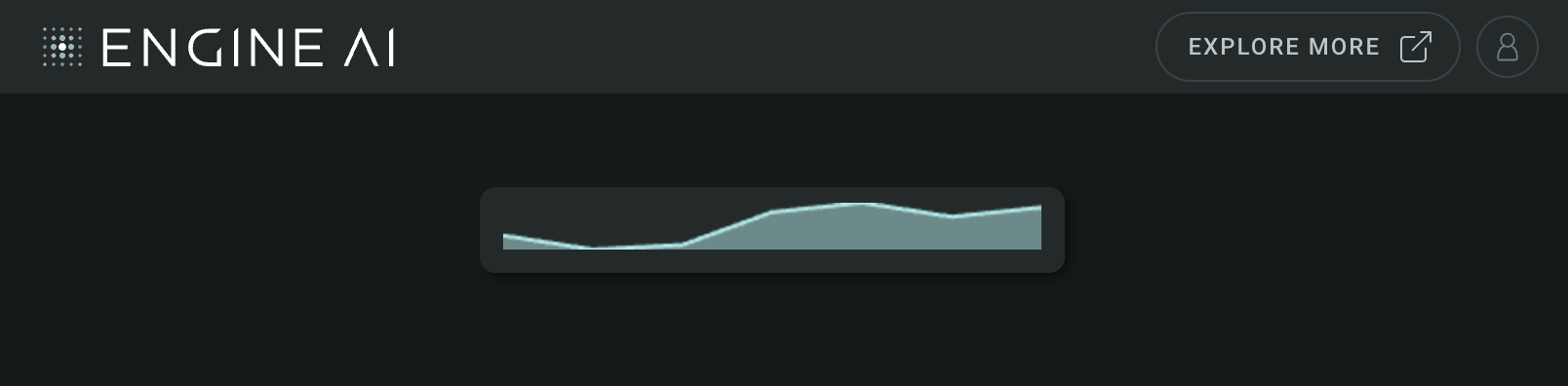 vertical tile with area chart item