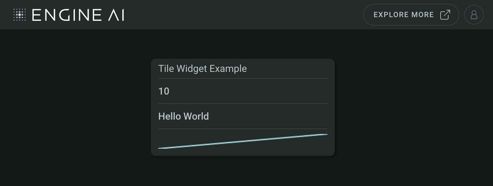 vertical tile with header
