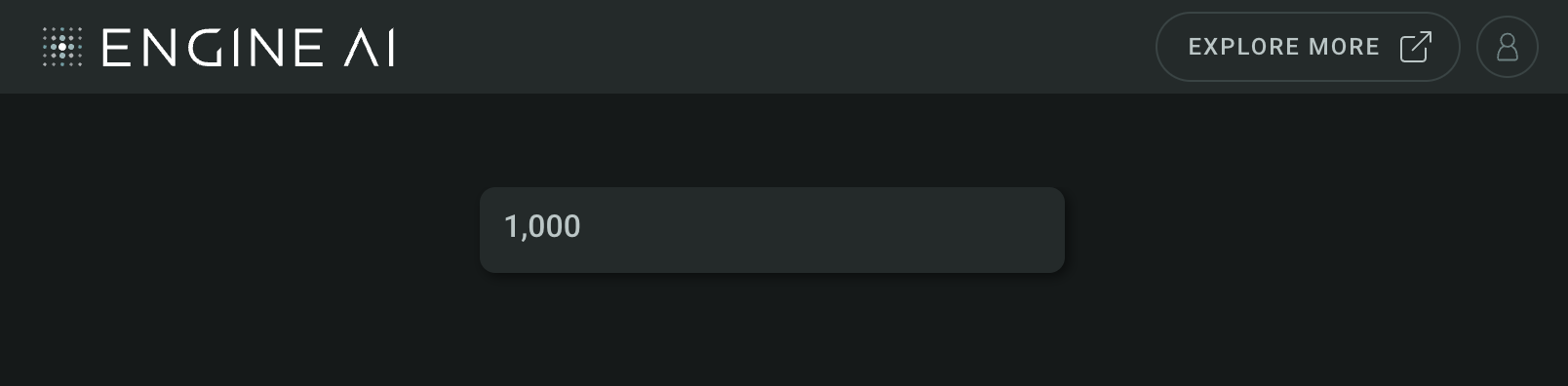 vertical tile with number item