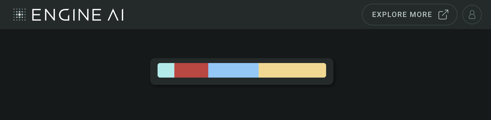 vertical tile with stacked bar chart item